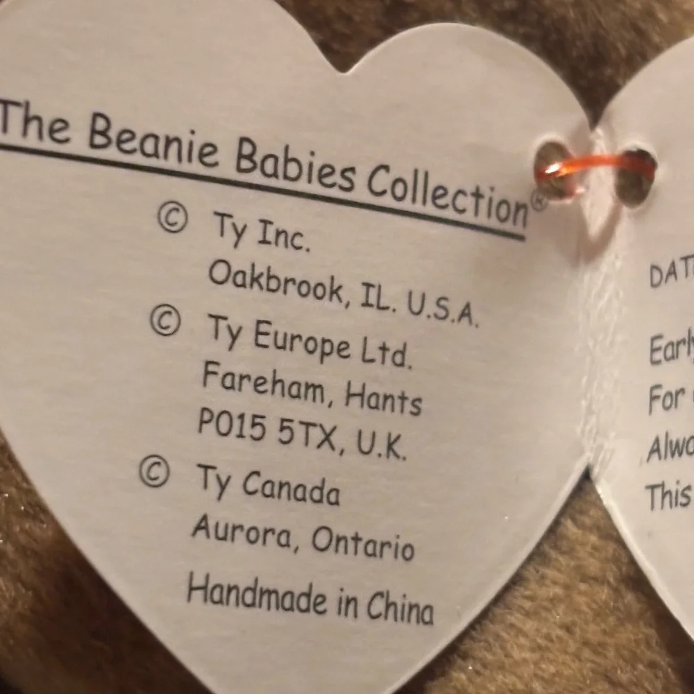 Ty Beanie Baby Early The Robin Bird Retired MWMT Birthdate March 20 1997